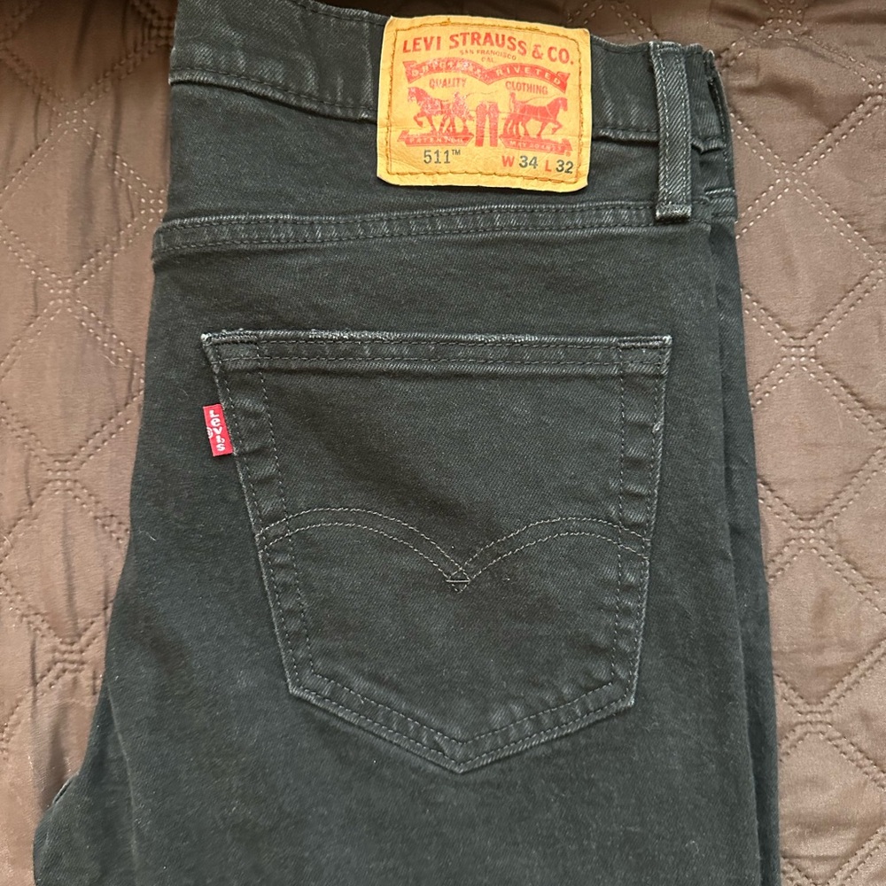 Levi's Men's Dark Gray Slim Jeans